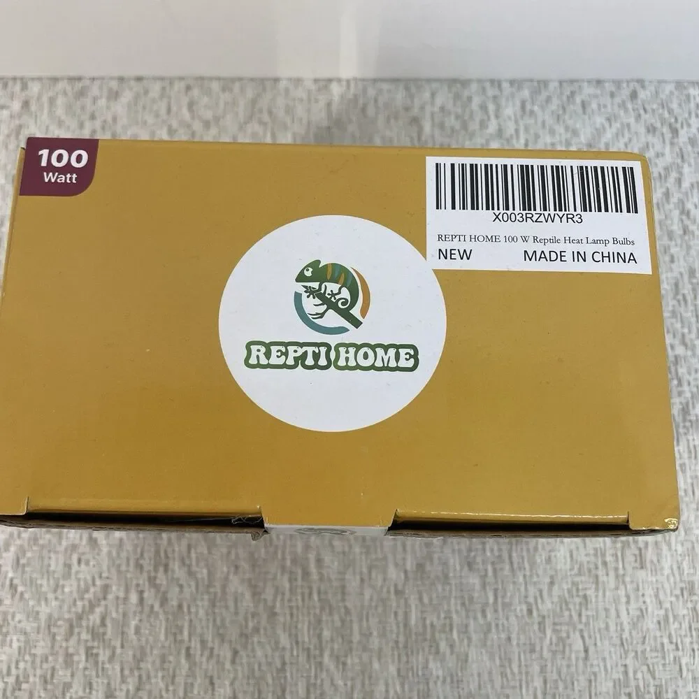 Repti Home Reptile Basking Spot Lamp Bulbs 100W 120V 2 Pack Day Light